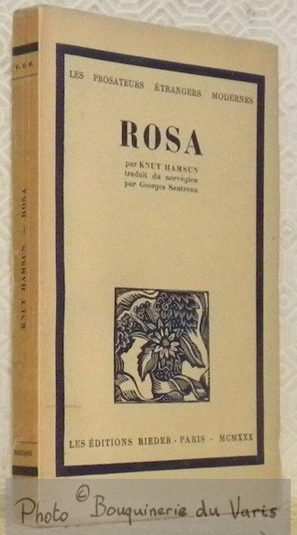 Rosa. Traduit du norvégien par Georges Sautreau. Neuvième édition. Collection …