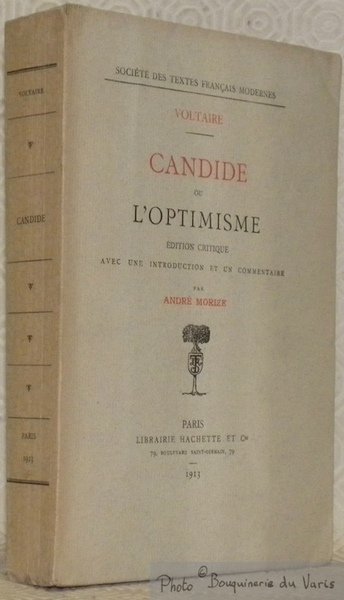 Candide ou l’optimisme. Edition critique avec une introduction et un …
