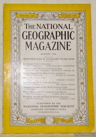 The National Geographic Magazine. Volume LXX, Number two. August 1936. … | Immagine principale
