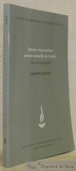 Quatre-vingtième-unième session annuelle du Comité, Oslo, du 1er au 6 …
