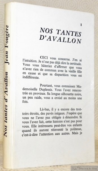 Nos Tantes d’Avallon.