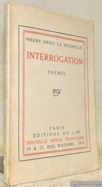 Interrogation. Poèmes.