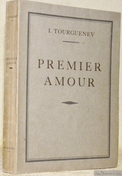 Premier amour. Traduit par J. Schiffrin et C. Monnin. Collection …