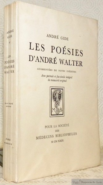 Les poésies d’André Walter augmentées de notes inédites. Avec portrait … | Immagine principale