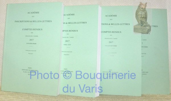 Académie des Inscriptions & Belles-Lettres. Comptes rendus des séances de …