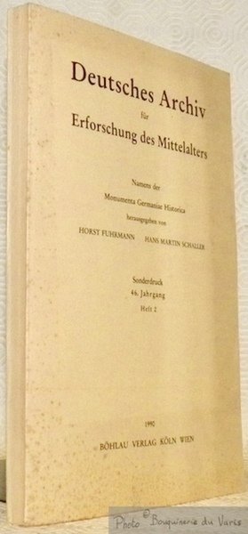 Deutsches Archiv für Erforschung des Mittelalters. Namens der Monumenta Germaniae …