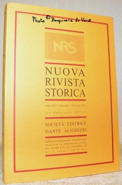 Nuova Rivista Storica. Anno XCV. Fascicolo III.