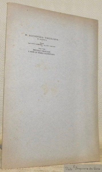 Briciole virgiliane e note di storia montavana.