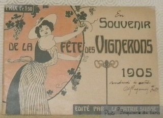 Souvenir de la fête des vignerons 1905.