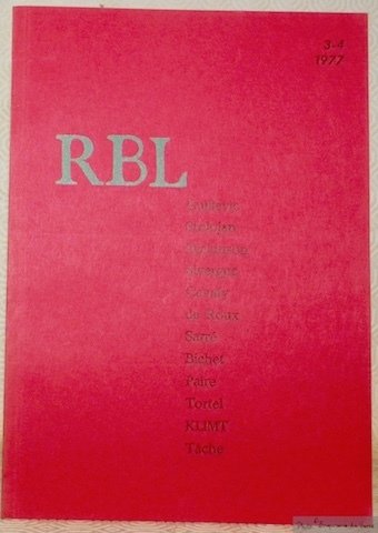La Revue de Belles-Lettres 3-4 1977. R B L. | Immagine principale