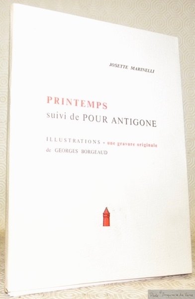 Printemps suivi de Pour Antigone. Illustrations + une gravure originale … | Immagine principale