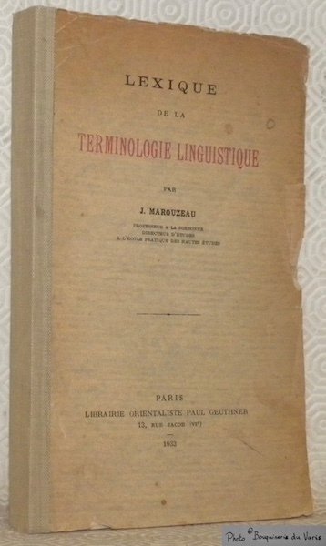Lexique de la terminologie linguistique.