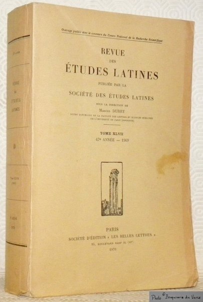 Revue des Etudes Latines. Publiée par la Société des Etudes …
