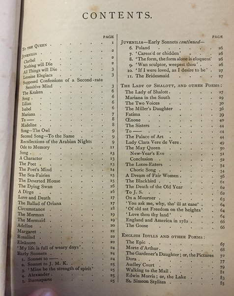 The Works of Alfred Lord Tennyson Poet Laureate. | Immagine Gallery 2