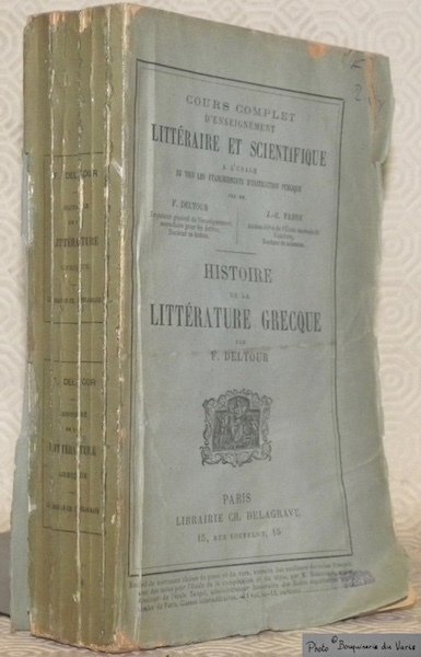 Histoire de la littérature grecque. Cinquième édition revue, corrigée et … | Immagine principale