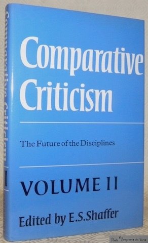 Comparative Criticism. The Future of the Disciplines. Volume II. | Immagine principale