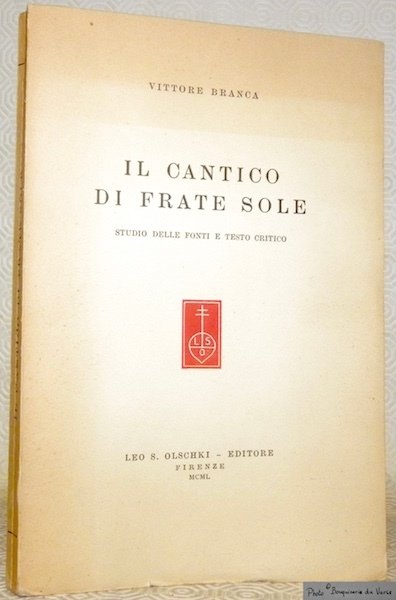 Il cantico di Frate Sole. Studio delle fonti e testo … | Immagine principale