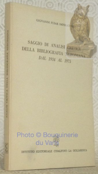 Saggio di analisi critica della bibliografia neroniana dal 1934 al … | Immagine principale
