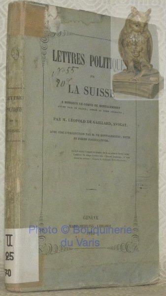 Lettres politiques sur la Suisse à Monsieur le Comte de … | Immagine principale