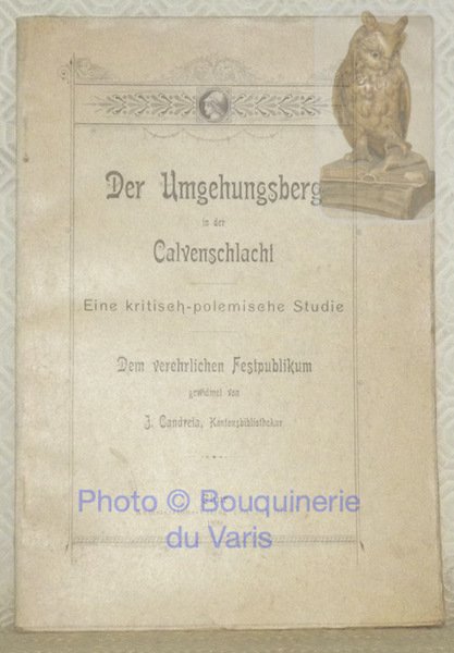 Der Umgehungsberg in der Clavenschlacht. Eine kritisch-polemische Studie. | Immagine principale