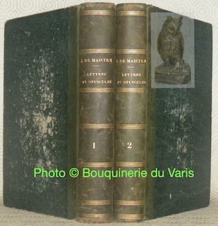 Lettres et opuscules inédits du Comte Joseph de Maistre, précédés … | Immagine principale