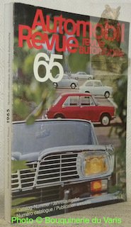 Automobil Revue. Revue automobile. 1965. | Immagine principale