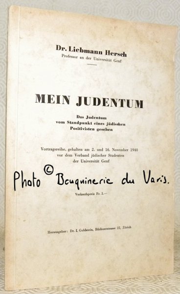 Mein Judentum. Das Judentum vom Standpunkt eines jüdischen Positivisten gesehen. … | Immagine principale