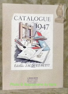 Editions Jacques-Petit. Catalogue des livres. Décembre 1946. | Immagine principale