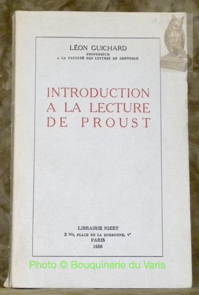 Introduction a la lecture de Proust. | Immagine principale