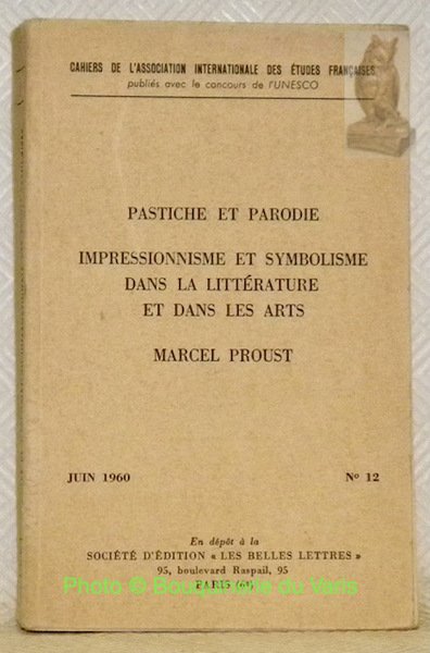 Cahiers de l'Association Internationale des études françaises. Juin 1960, n.° … | Immagine principale