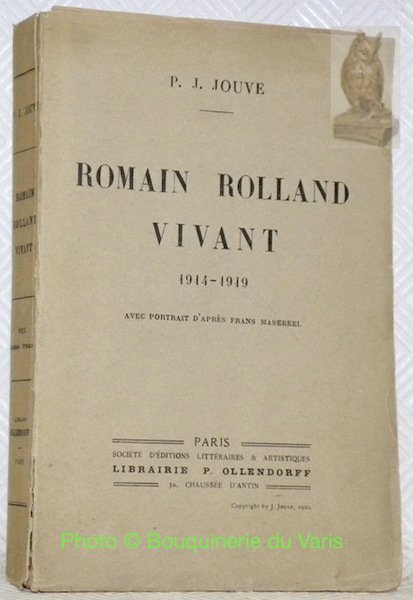 Romain Rolland vivant 1914 - 1919. Avec portrait d’après Frans … | Immagine principale