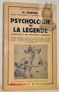 Psychologie de la Légende. Introduction à une hagiographie scientifique. Collection … | Immagine principale