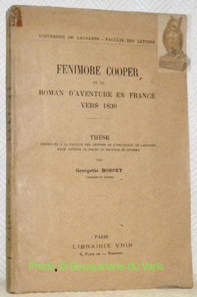 Fenimore Cooper et le roman d’aventure en France vers 1830. … | Immagine principale