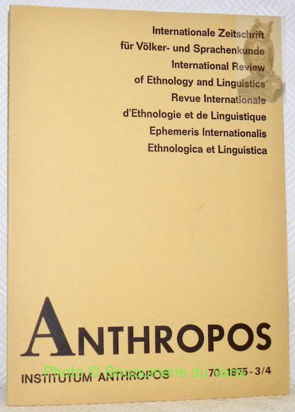 Internationale Zeitschrift für Völker- und Sprachenkunde. Intertional Review of Ethnology … | Immagine principale