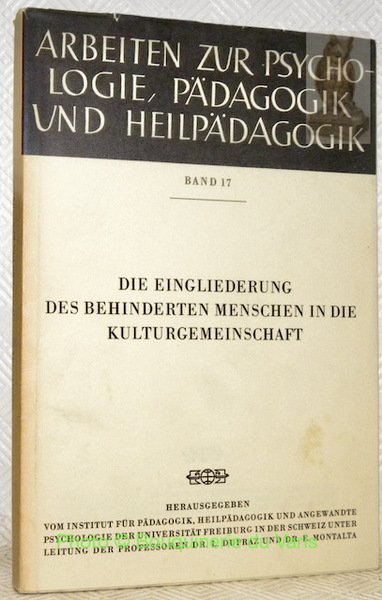 Die Eingliederung des behinderten Menschen in die Kulturgemeinschaft, Heilerziehung und … | Immagine principale