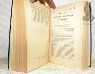 Annales d’Histoire économique et sociale. Tome 1 à 5.