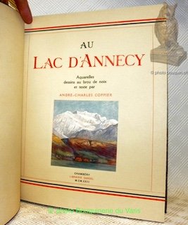 Au Lac d’Annecy. Aquarelles, dessins au roseau et au brou …