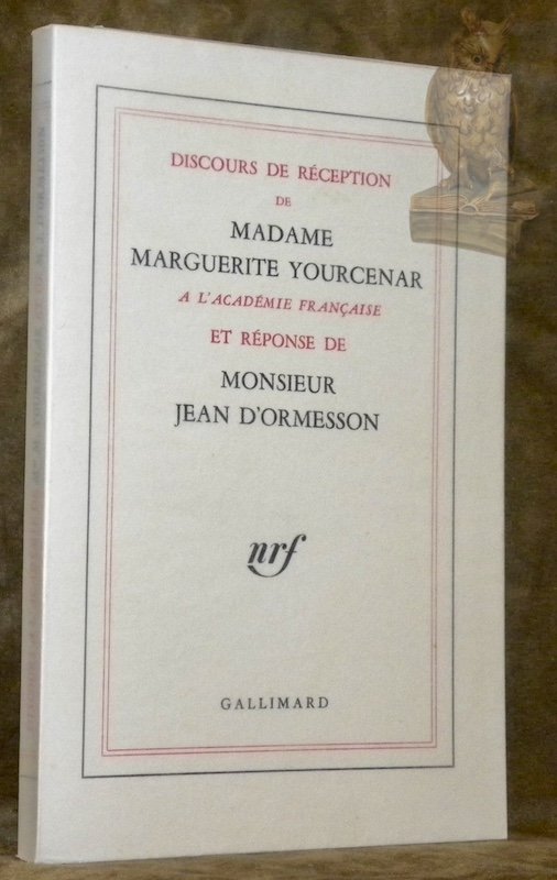 Discours de réception de Madame Marguerite Yourcenar à l’Académie Française … | Immagine principale