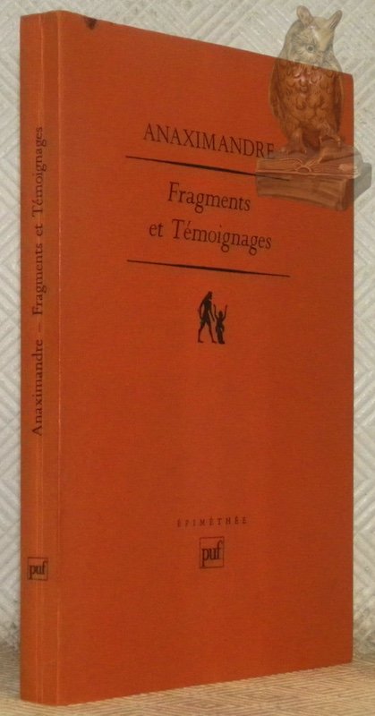 Fragments et témoignages. Texte grec, traduction, introduction et commentaire par … | Immagine principale