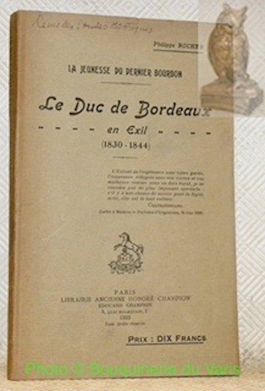 La jeunesse du dernier Bourbon. Le Duc de Bordeaux. En … | Immagine Gallery 2