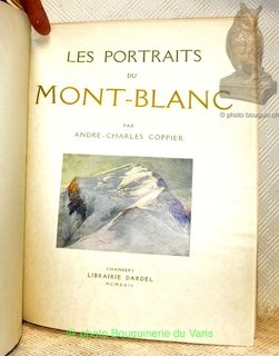 Les portraits du Mont-Blanc. Aquarelles, dessins au roseau et au …