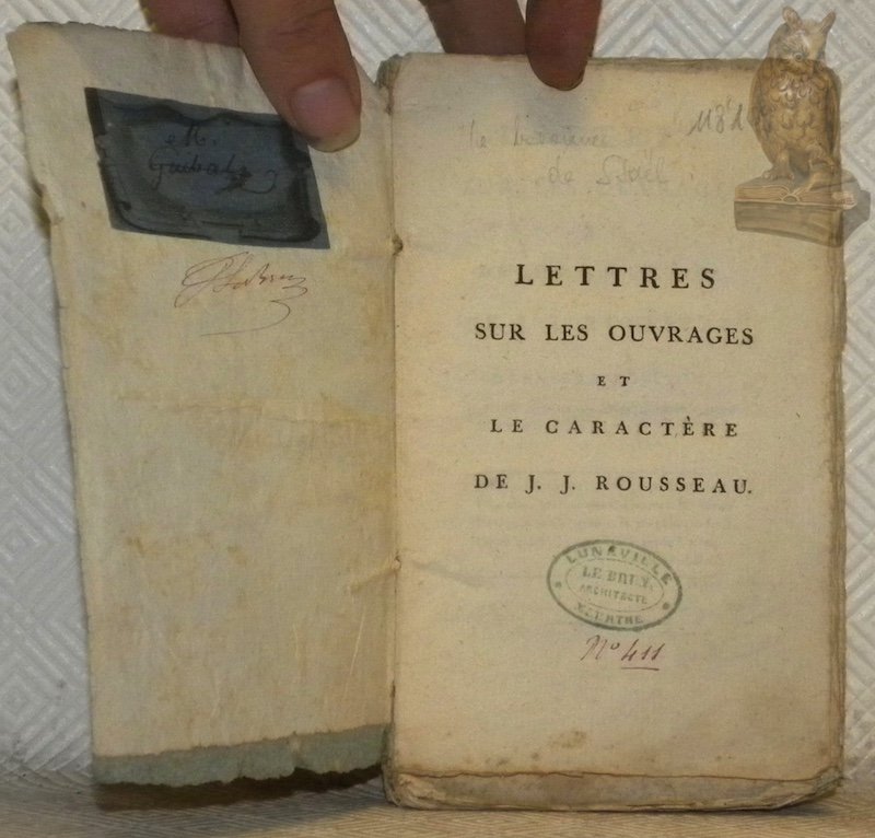Lettres sur les ouvrages et le caractère de J. J. …