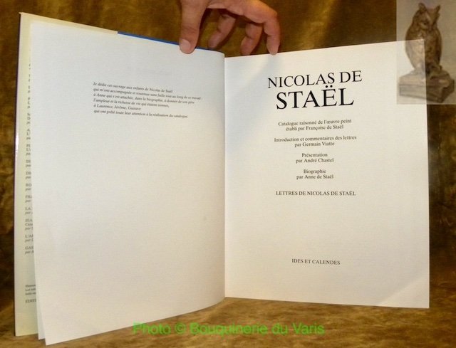 Nicolas de Staël. Catalogue raisonné de l'oeuvre peint. Introduction et …