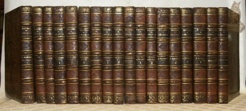 Oeuvres de Jacques Delille. 18 titres. 1. L’homme des champs, …