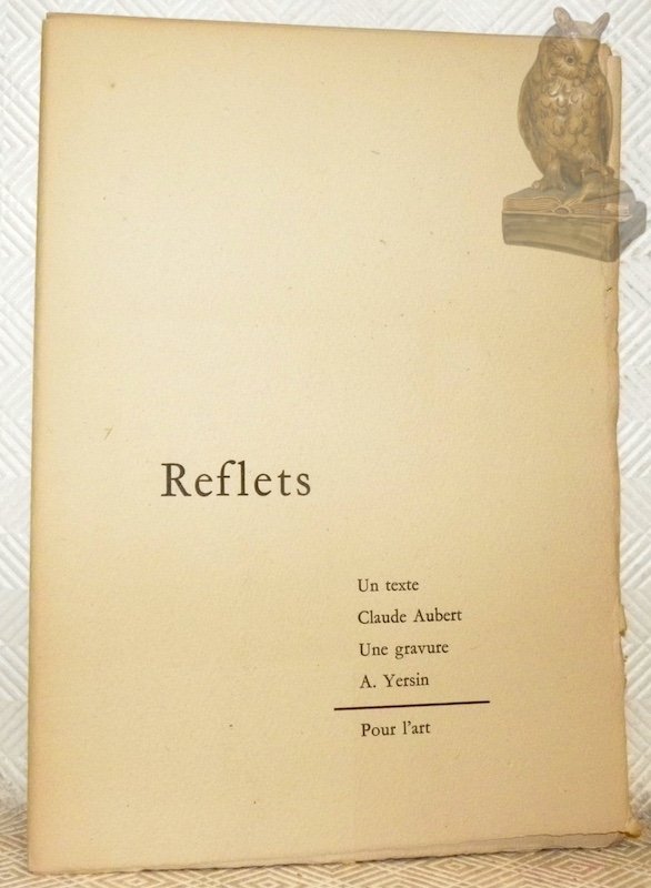 Reflets. Un texte : Claude Aubert. Une gravure : A. … | Immagine principale