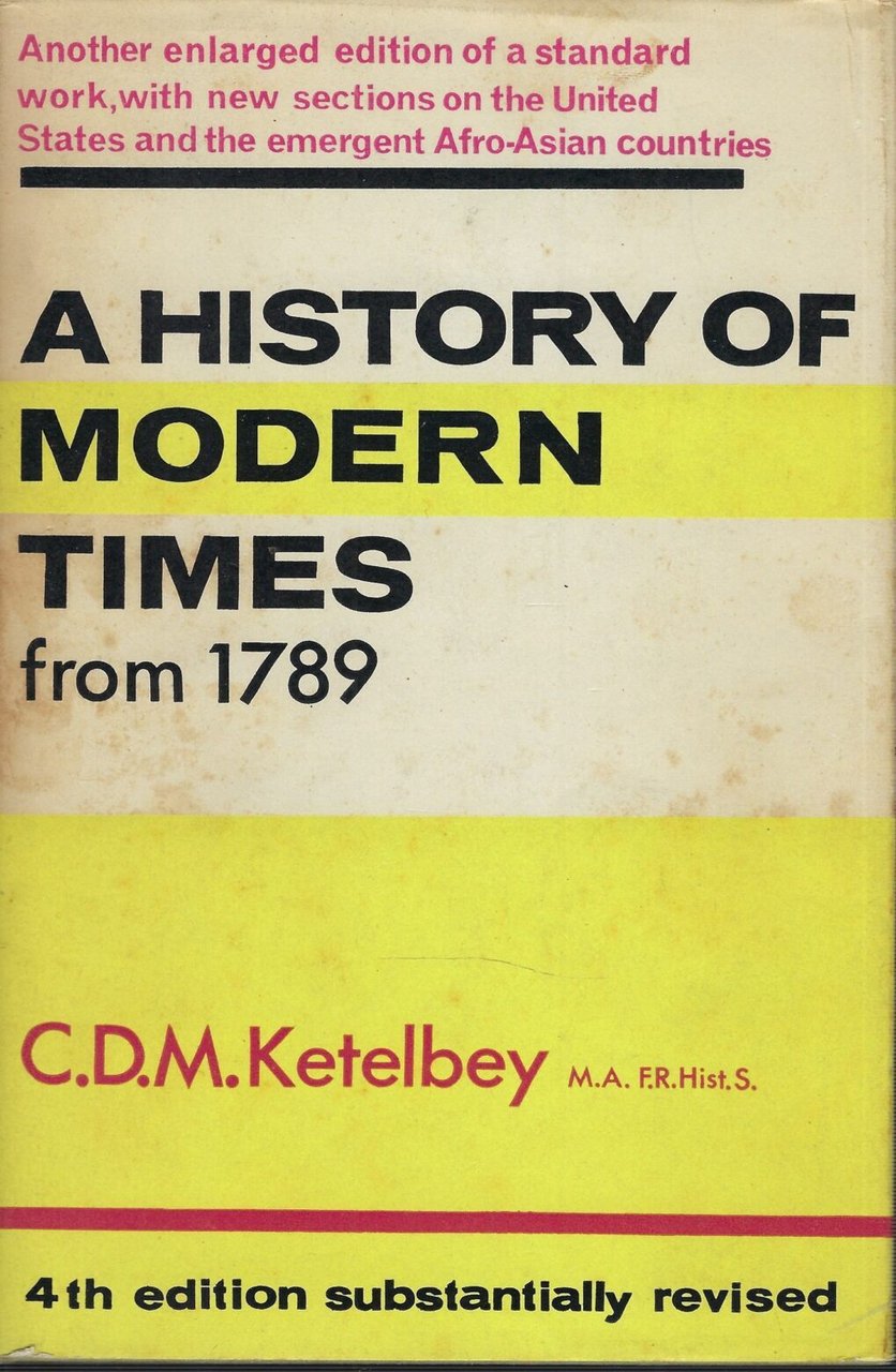 A History Of Modern Times From 1789