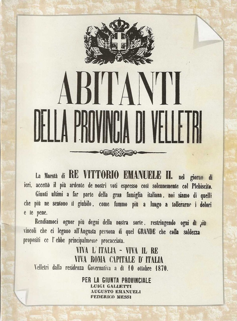 abitanti della provincia di velletri | Immagine principale