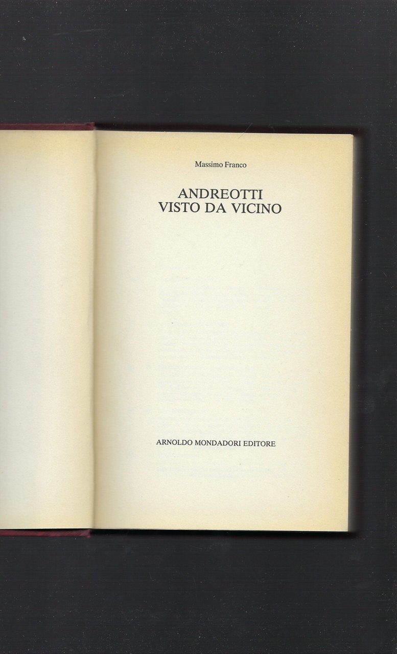 Andreotti Visto Da Vicino