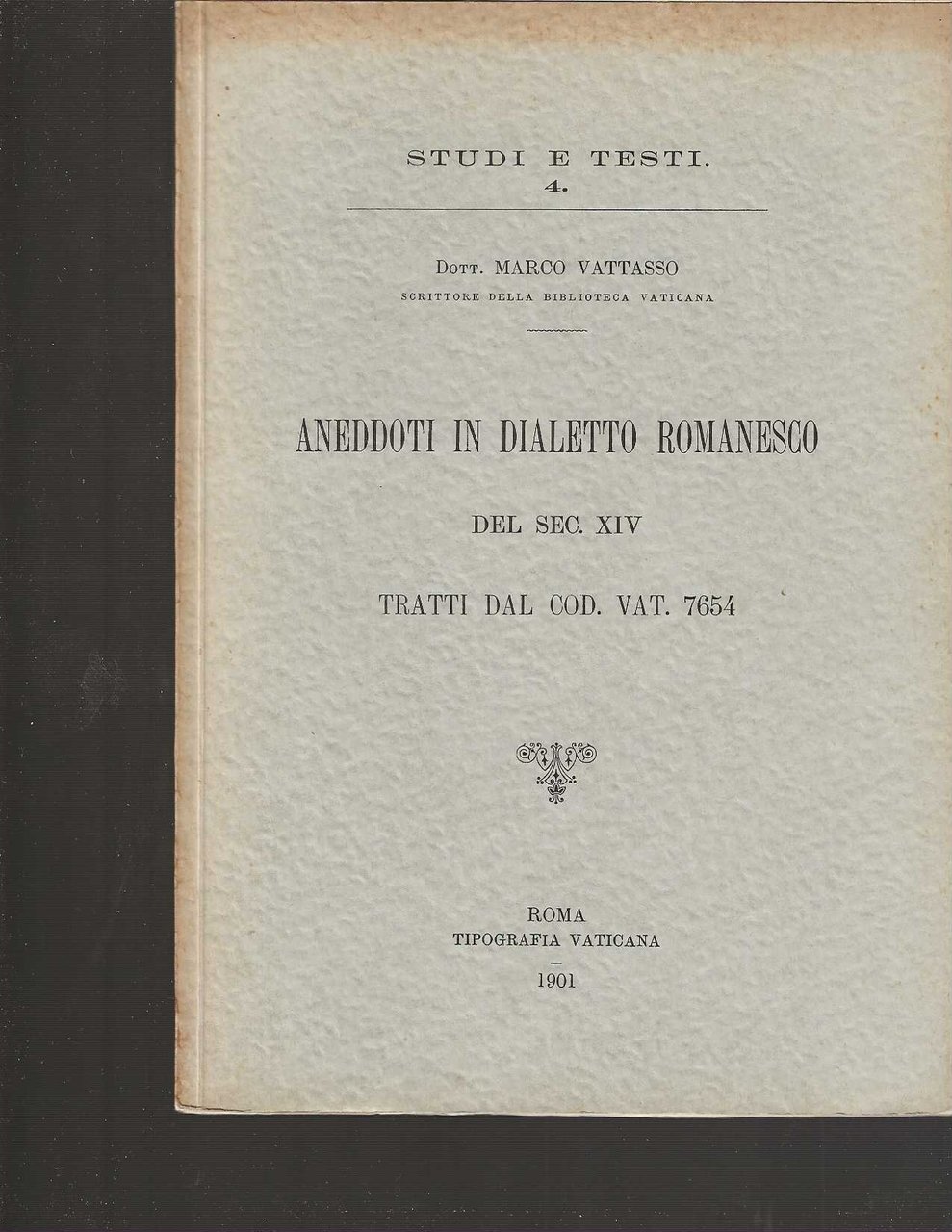Aneddoti in dialetto romanesco del sec. xiv tratti dal cod. …