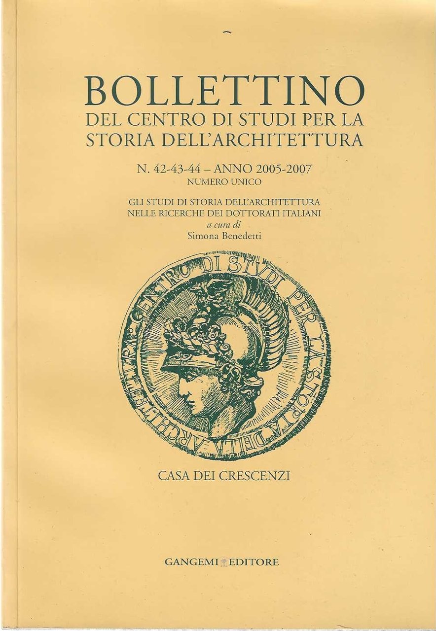 Bollettino del centro di studi per la storia dell'architettura n. …